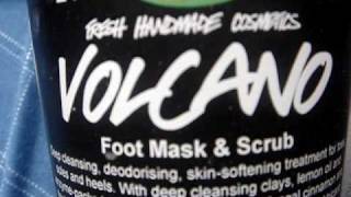 Lush Review Volcano Foot Mask [upl. by Batista524]