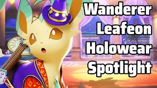 Wanderer Style Leafeon  HolowearSkin Spotlight Pokémon UNITE [upl. by Gomez]