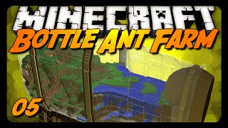 Minecraft  Bottle Ant Farm Survival  05  THUNDERSTORM OF OWNAGE [upl. by Aiyram912]