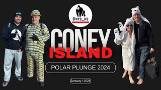 2024 Coney Island Polar Bear Club Plunge [upl. by Adne]