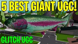 TOP 5 BEST GIANT UGC GLITCHBUG ITEMS IN BROOKHAVEN IDCODES ROBLOX [upl. by Tatianna]