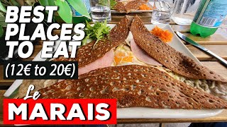 5 Restaurants in Paris Le Marais €12 to €20 [upl. by Purdy47]