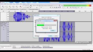 Cambiar la voz en audacity Grave y Aguda tono tune [upl. by Nithsa]