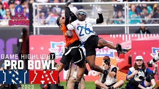 NFC vs AFC Flag Football  2024 Pro Bowl FINALE Game Highlights [upl. by Ahsielat]