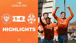 Highlights  Blackpool v Cambridge United [upl. by Sholem]