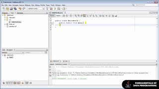 quotHello Worldquot in Java  The Fundamentals of Java [upl. by Nieberg]