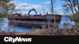 Famous Lincoln shipwreck coming down [upl. by Enitsirhk276]