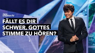 Wie du Gottes Stimme hörst – Joseph Prince I New Creation TV Deutsch [upl. by Glendon]