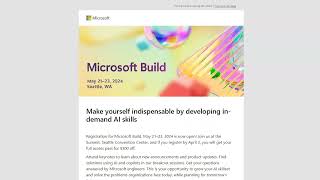 Microsoft Build Conference Registration Is Now Open [upl. by Anuahc]