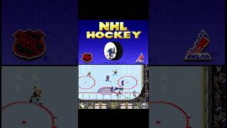 NHL 94 MSDOS  Five Pittsburg Penguin Goals [upl. by Nedyaj]