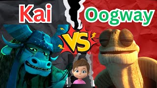 Kai vs Master Oogway  Kung Fu Panda 3  masteroogway kungfupanda animation movies [upl. by Rafaj]