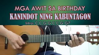 Mga Awit Sa Birthday  Mañanita  Guitar Chords [upl. by Ahsad354]