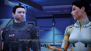 Mass Effect 1 LE  Ashley Williams gets flirty with Shepard right from the start [upl. by Bobbette]