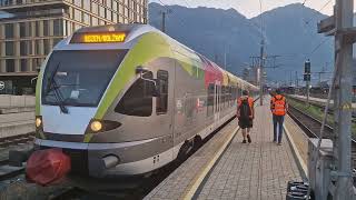 Abfahrt des Regionalexpress 1827 am 21072024 in Innsbruck Hbf [upl. by Harold]