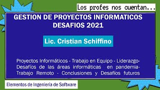 Gestión de Proyectos Informáticos [upl. by Aniat]