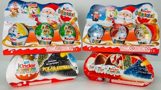 Распаковка старых киндер сюрпризов Новогодние киндеры Old Kinder Surprise Unboxing Christmas [upl. by Gussi]