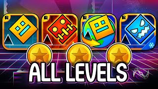 Every Geometry Dash Level ALL COINS GD Meltdown World Subzero [upl. by Cheffetz]