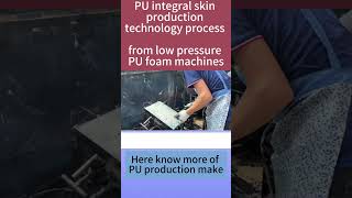 PU integral skin production technology process machine polyurethane factory manufacturing [upl. by Mcgaw]