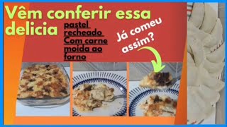 PASTEIS RECHEADOS COM CARNE MOÍDA NO FORNINHO  Receitas  Jorge Soares [upl. by Landon39]