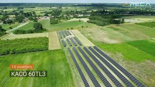 1MW Photovoltaic Farm  Bliskowice Poland  Reca Solar [upl. by Wiatt]