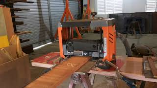 RIDGID 13 in Thickness planer Review [upl. by Acquah]