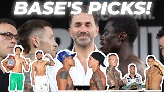 BASES PICKS PT2 🥊 Can Liam Paro repeat Puerto Rico success over Richardson Hitchins [upl. by Leunamnauj808]