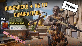 My Secret Weapon Combo Nunchucks amp AK 117 – Call of Duty Ranked Match Destruction [upl. by Asert150]