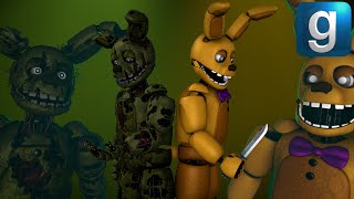 Gmod FNAF  Spring Stylized Sinister Scorch Nightmare Springtrap Pill Pack FNAF 3 Part 2 Updated [upl. by Bilat263]