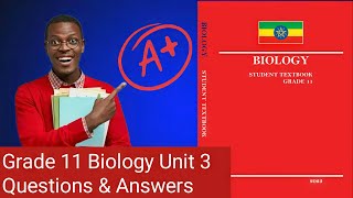 Grade 11 Biology Unit 3 Questions የአስራ አንደኛ ክፍል የባዮሎጂ ምህራፍ ሶስት ጥያቄዎችethiopian educationglobedock [upl. by Silvana]