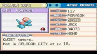 How to get Porygon in Pokemon Fire Red [upl. by Ziegler]