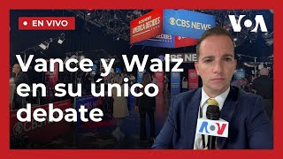 Candidatos a vicepresidente de EEUU se enfrentan en primer y único debate [upl. by Lebana]