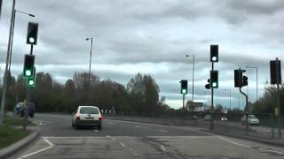 Driving On Tudor Way Bromyard Road Grove Way Hams Way amp Temeside Way Worcester UK 3rd May 2013 [upl. by Esyli713]