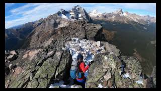 Hiking Mount Schaffer  Lake OHara  Yoho National Park British Columbia Canada [upl. by Kessiah]