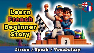 FRENCH Story for BEGINNERS  Learn French  The Race [upl. by Allimaj671]