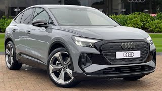 Brand New  Audi Q4 etron 40 Black Edition Sportback Auto 5dr at Stafford Audi [upl. by Eziechiele]