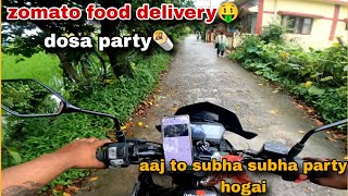 Dosa party hogai😅 zomato food delivery🚚 live earning today🤑 [upl. by Sisile]