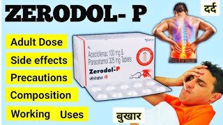 Zerodaol  P Tablet Uses दर्द बुखार में अर्थराइटिस का दर्द  Zerodol P zerodolP [upl. by Ellenuahs]