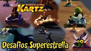 Dreamworks SuperStar Kartz Desafíos SuperEstrella [upl. by Markman849]