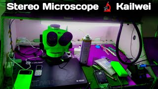 Stereo Microscope 🔬 Kailwei  microscope 2024  Kailwei microscope  video fullvideo blogs [upl. by Yusuk920]