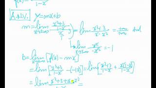 Calcular Assímptotas Verticais e não Verticais [upl. by Carol-Jean]