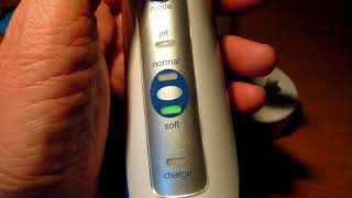 Review of dental water jet flosser oral hygiene teeth Lidl pic pik pick [upl. by Hannan342]