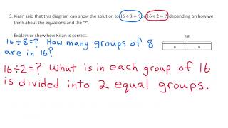 😉 6th Grade IM Math Unit 4 Lesson 3 quotInterpreting Division Situationsquot [upl. by Yellhsa62]