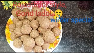 Gond ke Laddu winter special recipe Rajasthani Gond Laddu Healthy laddu 😋👌 [upl. by Alet]