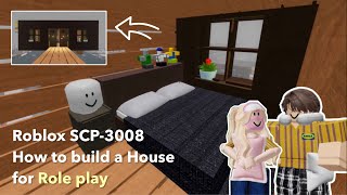 How to build a House for role play  Roblox SCP3008 Base idea [upl. by Zane]