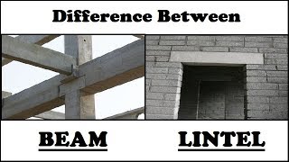 Difference Between Beam and Lintel [upl. by Ghassan730]