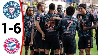 Holstein Kiel vs Bayern Munich 16 Harry Kane Hattrick All Goals and Extended Highlights [upl. by Eimaj]