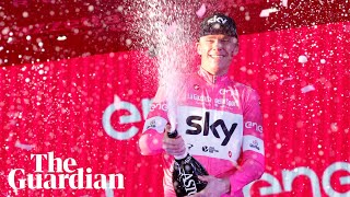 Its an incredible feeling Chris Froome on his Giro dItalia victory [upl. by Bremen96]