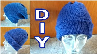 Doppelte Mütze stricken • DIY  Julebuergerfee [upl. by Darbee]