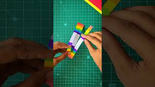 how to make paper helicopter  Amazing colourfull paper flying toy [upl. by Smalley635]