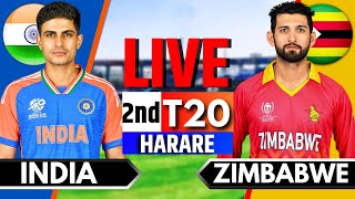 India vs Zimbabwe 2nd T20  Live Cricket Match Today  IND vs ZIM Live Match Today  IND vs ZIM [upl. by Artcele]